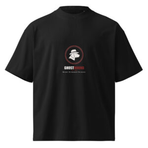 Unisex organic oversized high neck t-shirt